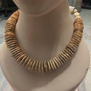 vintage gerda lynggaard monies buffalo horn necklace